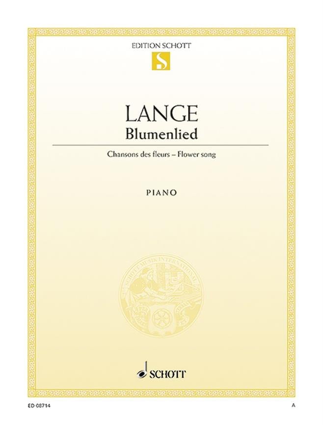 Blumenlied Opus 39